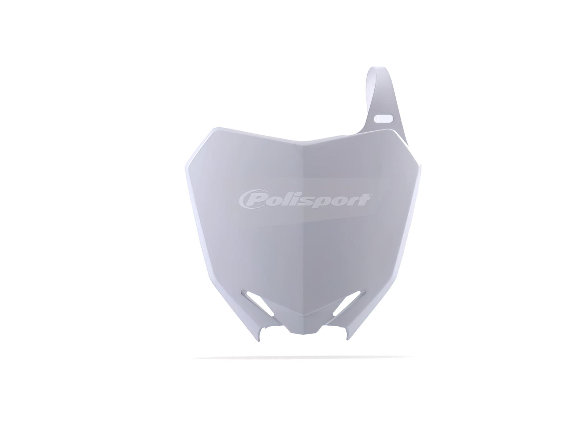 POL-PS413W06 Race Number Plate Polisport RM-Z 250 / 450 10-13 white