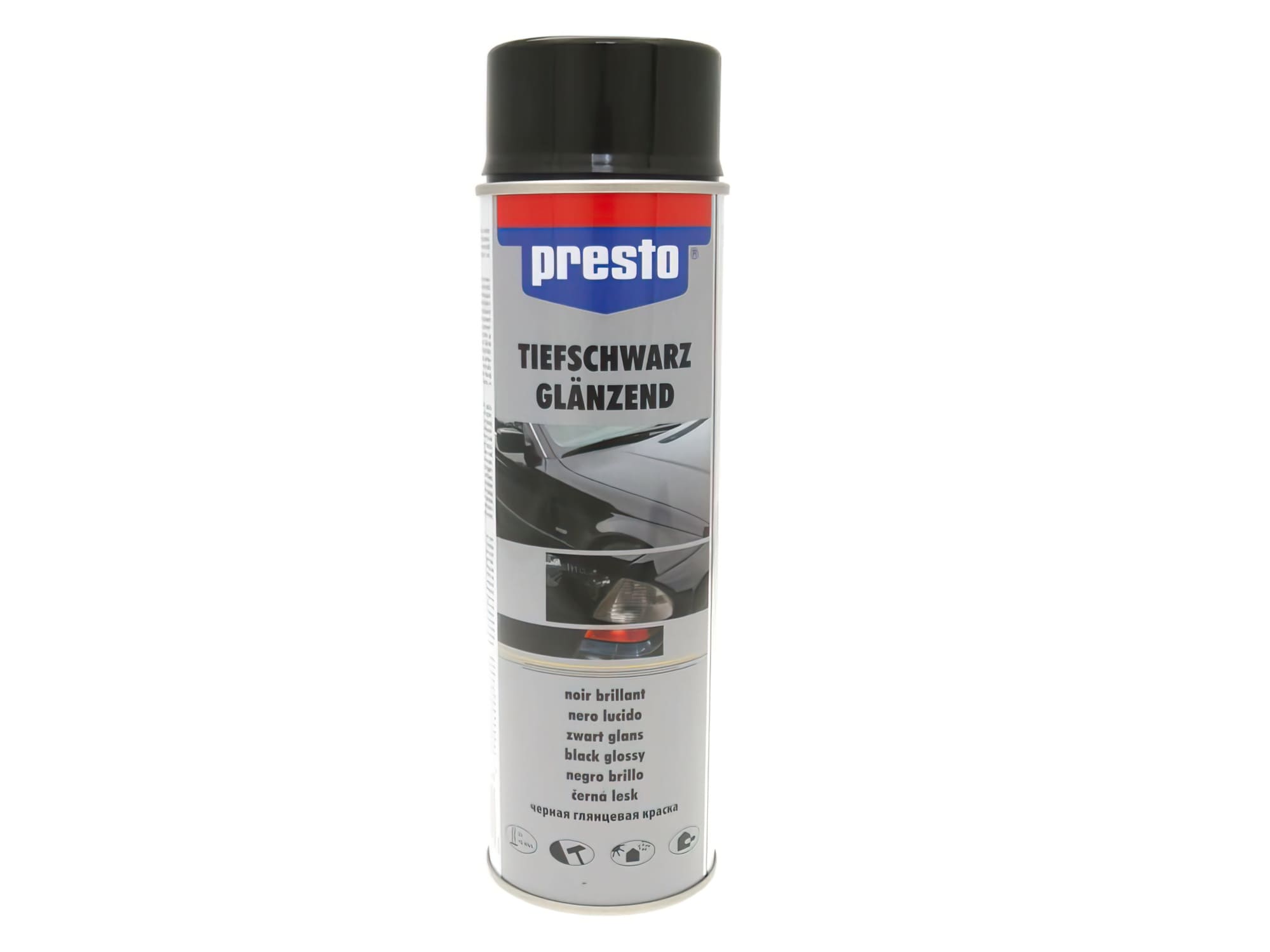 PTO33624 Spray Rallye vernice Presto nero lucido 500ml, COD: PTO33624