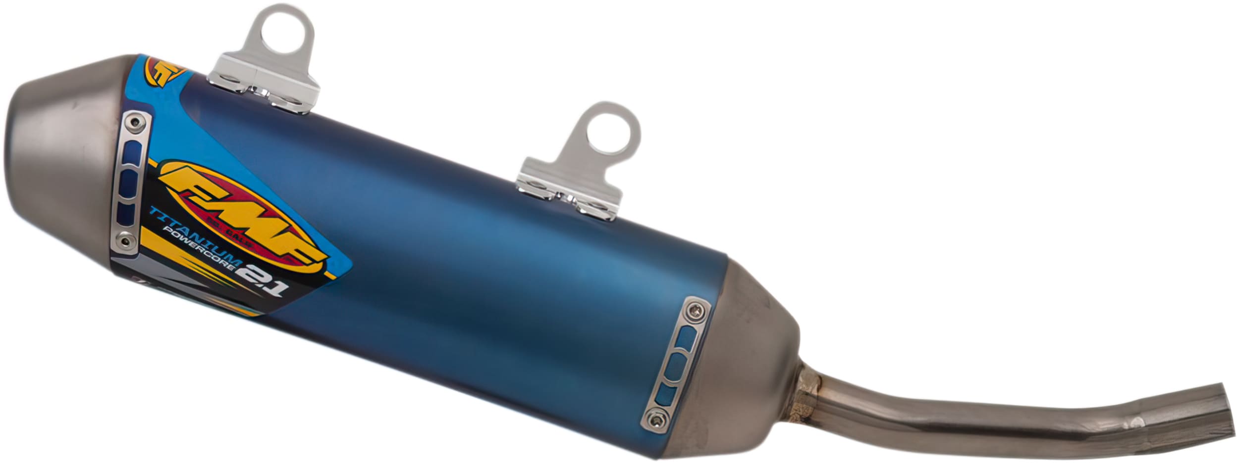 FMF18211910 Silenziatore FMF Powercore 2.1 titanio SX / TC 125, COD: FMF18211910
