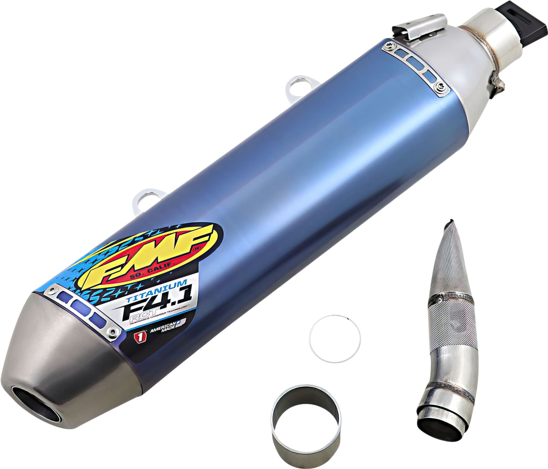 FMF18211721 Silenziatore FMF Factory 4.1 titanio / alluminio FC / SX-F 250 / 350, COD: FMF18211721