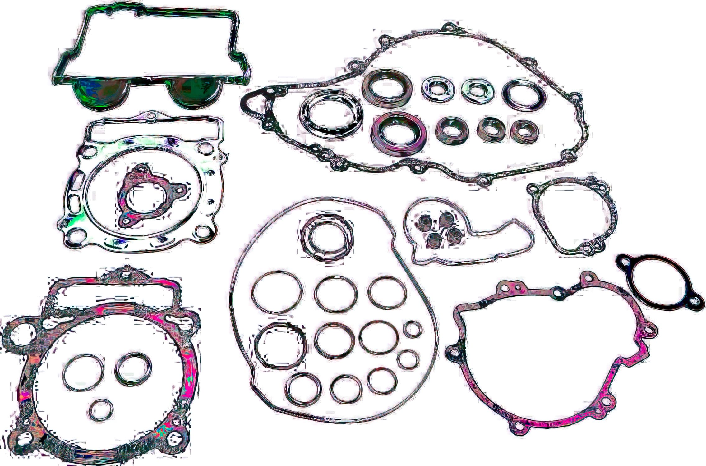 MR09345370 Kit Guarnizioni completo con paraolio Moose Racing FC / SX-F 450, COD: MR09345370
