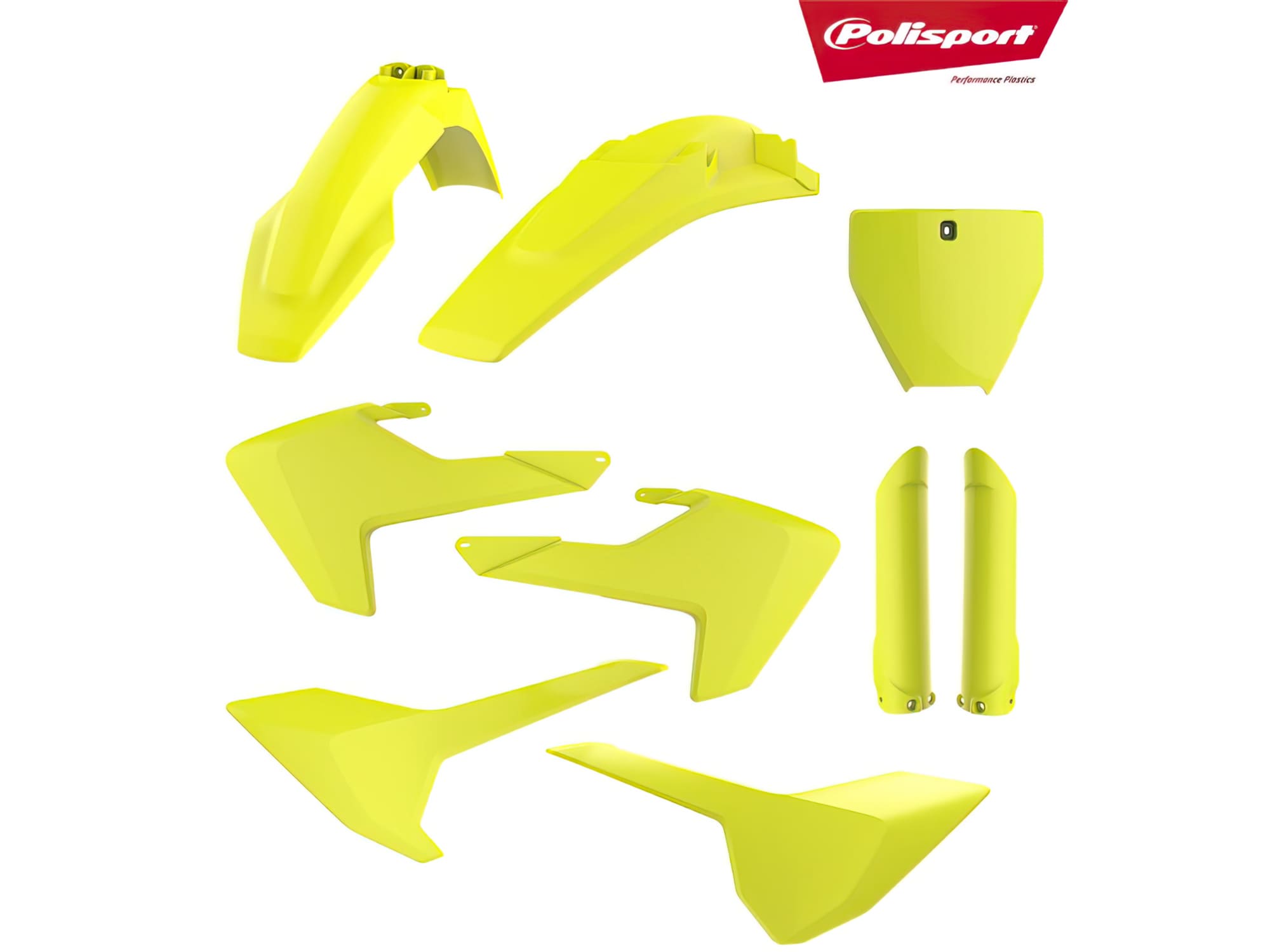 POL-8573900001 Kit Carena Polisport giallo fluo Husqvarna TC / FC