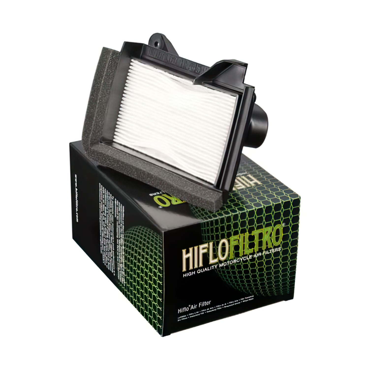 HFA4512 Filtro Aria qualità originale a sinistra Hiflofiltro HFA4512 530 Yamaha Tmax 2017-
