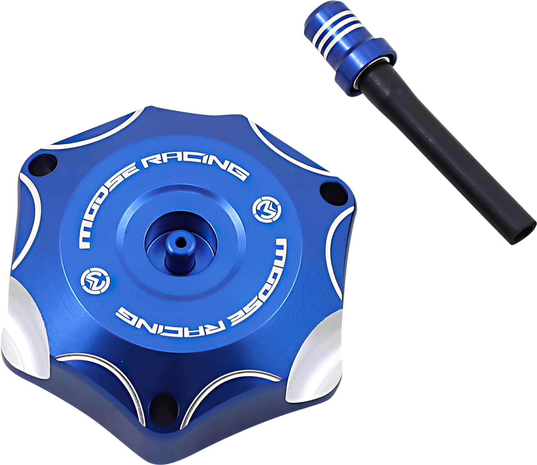 MR07030834 Moose Racing Yamaha YZ 125 / 250 Aluminum Tank Cap Blue