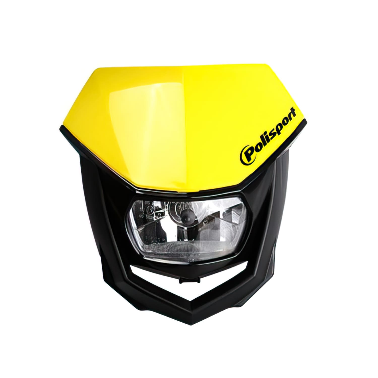 CGN503091 Faro Polisport Halo nero - giallo