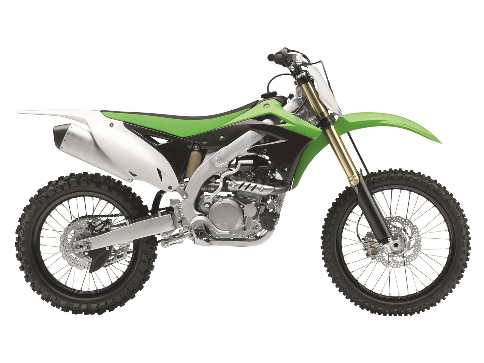 POL-8151100003 Carene laterale anteriore Polisport colore originale verde / nero Kawasaki KXF 450, COD: POL-8151100003