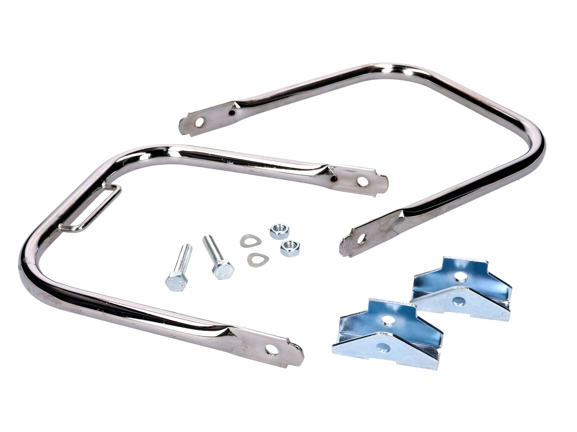 MOF-40786 Portapacchi posteriore cromato con maniglia corta Simson S50 / S51 / S70, COD: MOF-40786