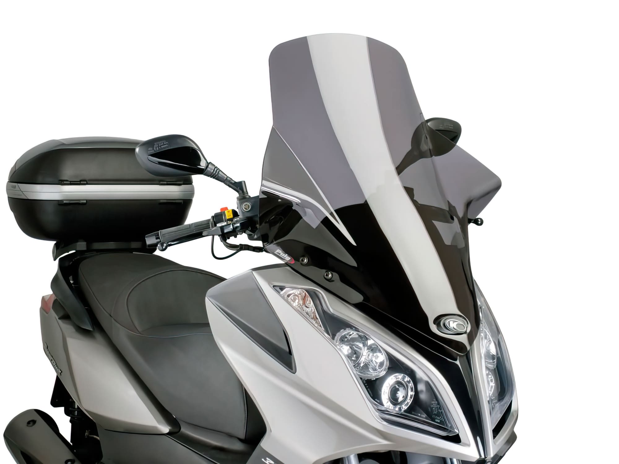 PUI6790F Puig V-Tech Line Touring Windshield Dark Smoke Kymco Downtown 125i / 300i ABS 2009-14