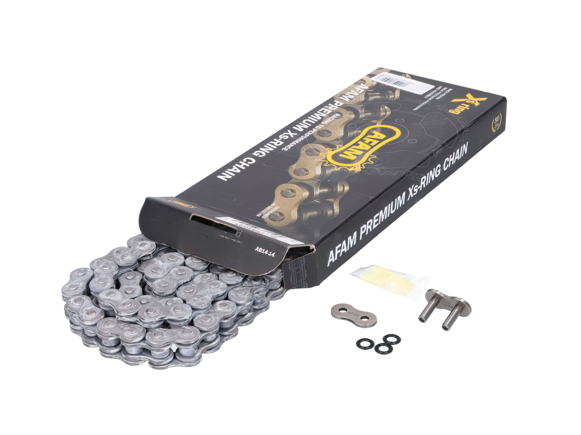 AFAM520XMR3-110L AFAM XS-Ring Reinforced Chain Black 520 XMR3 110 Links