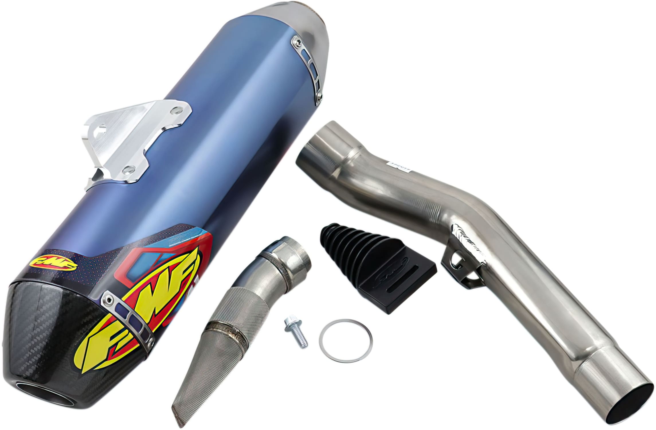 FMF18211955 Silenziatore FMF Factory 4.1 titanio / alluminio KXF 250, COD: FMF18211955