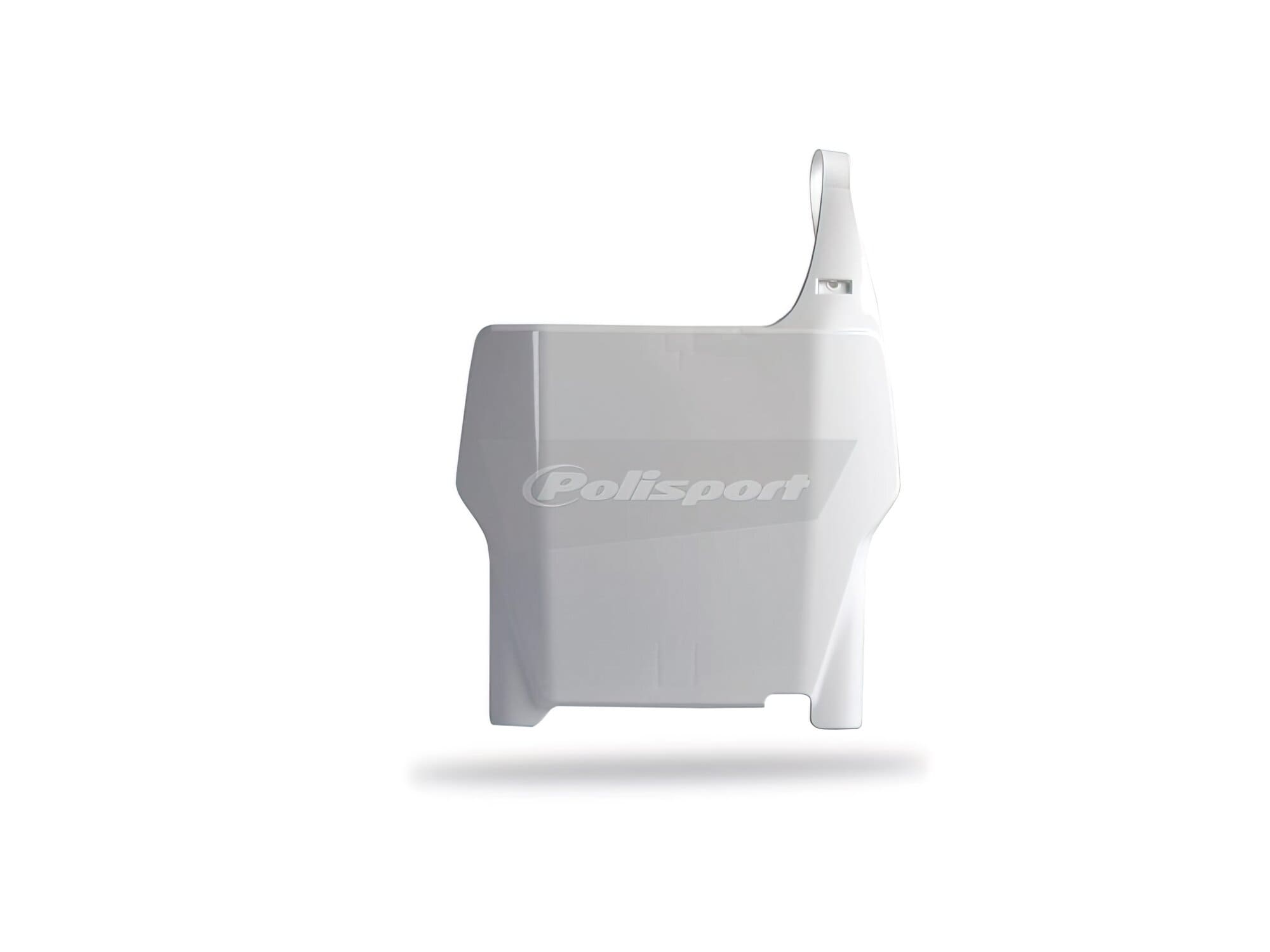 POL-PS213W02 Targhetta Numero di Gara Polisport CR 125-250 04-07 bianco, COD: POL-PS213W02