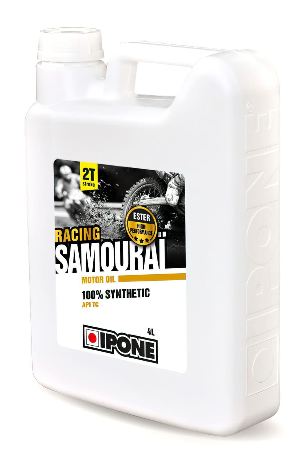 IP-800091 Olio Motore 2 tempi Ipone Racing Samouraï 100% sintetico 4L, COD: IP-800091