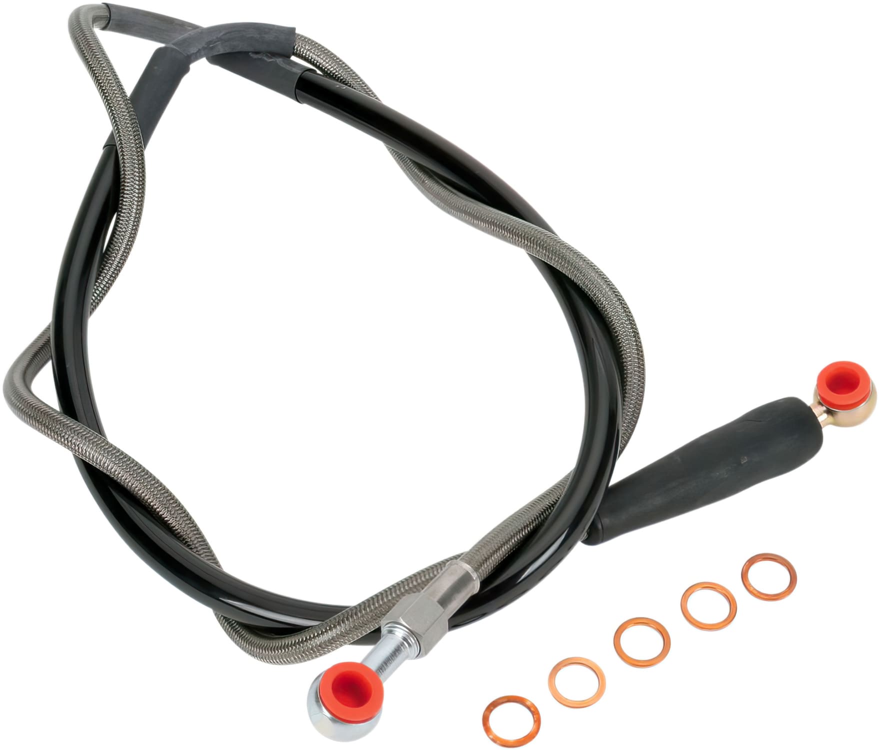 MRMK011028 Tubo Freno anteriore treccia d'acciaio Moose Racing EXC / FE / TE, COD: MRMK011028