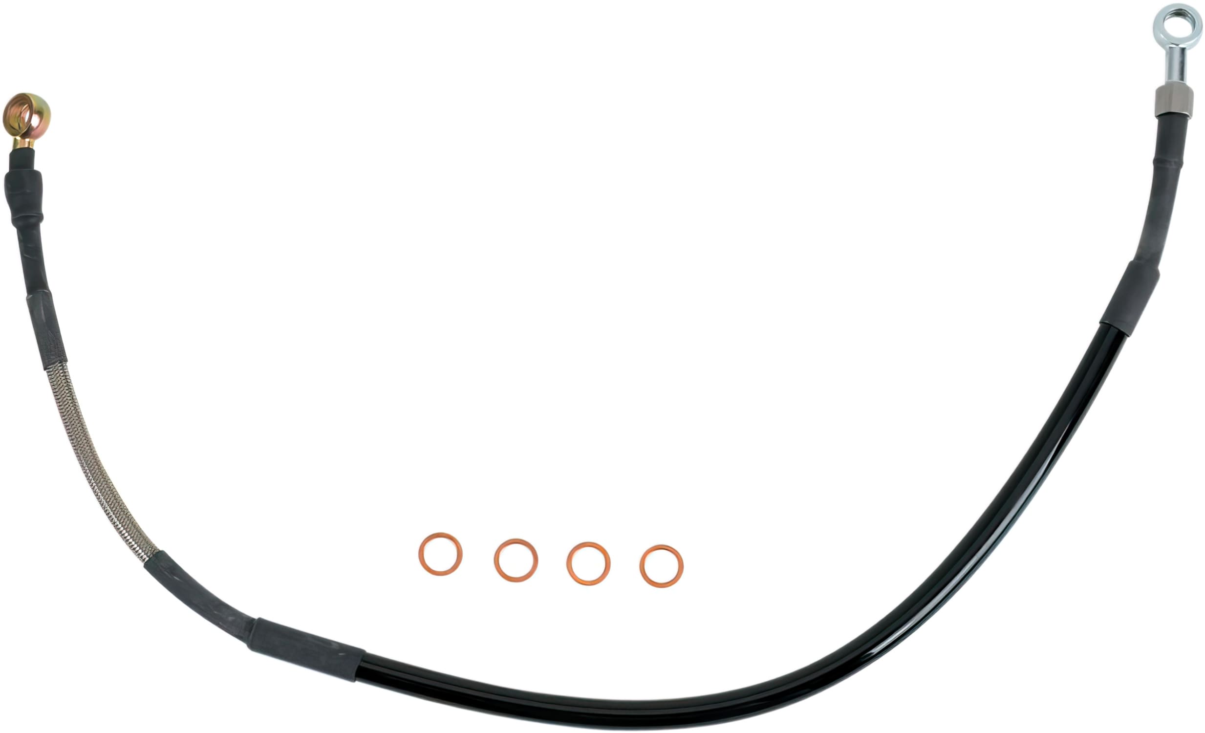 MRMY012010 Tubo Freno posteriore treccia d'acciaio Yamaha Moose Racing, COD: MRMY012010