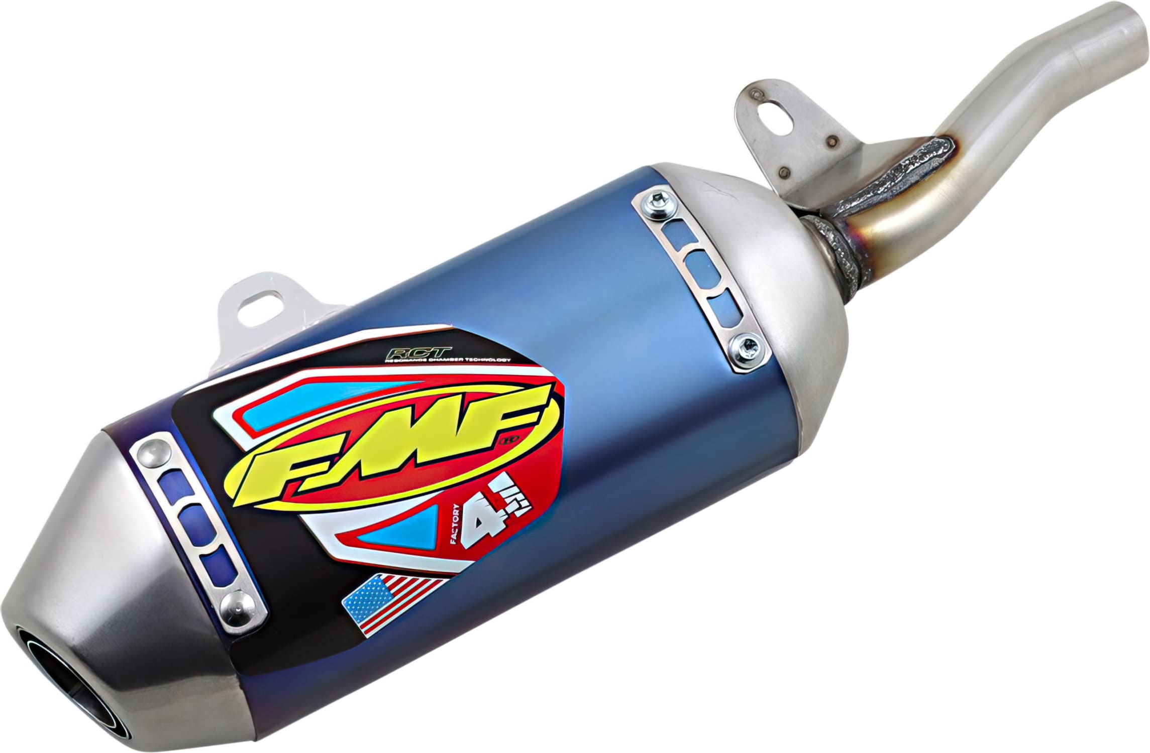 FMF18212019 FMF Factory 4.1 Titanium / Aluminum Silencer CRF 110