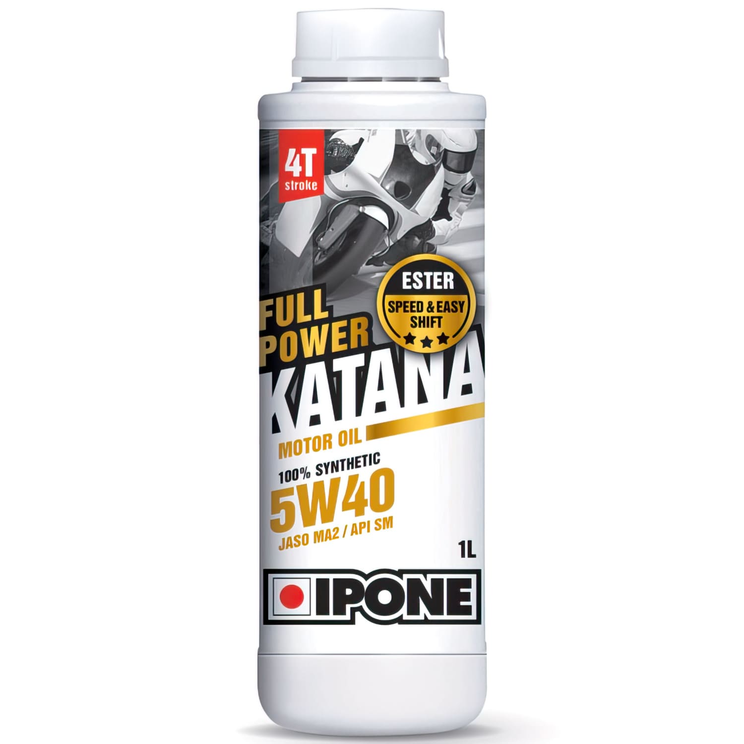 IP-800362 Olio Motore 4 tempi 5W40 Ipone Full Power Katana 100% sintetico 1L, COD: IP-800362
