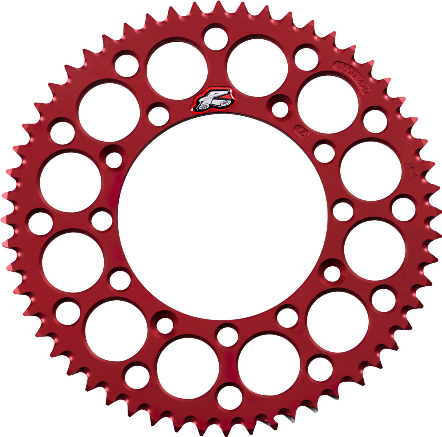 REN-12110292 Corona Renthal 420 Z.56 Ultra Light autopulente rosso CR 80 / 85, COD: REN-12110292