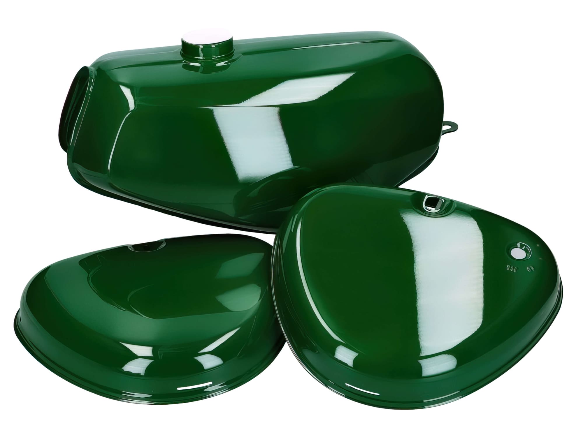 MOF-KIT.C.40551-6005 Set serbatoio + coperchi laterali verde billiard Simson S50 / S51 / S70