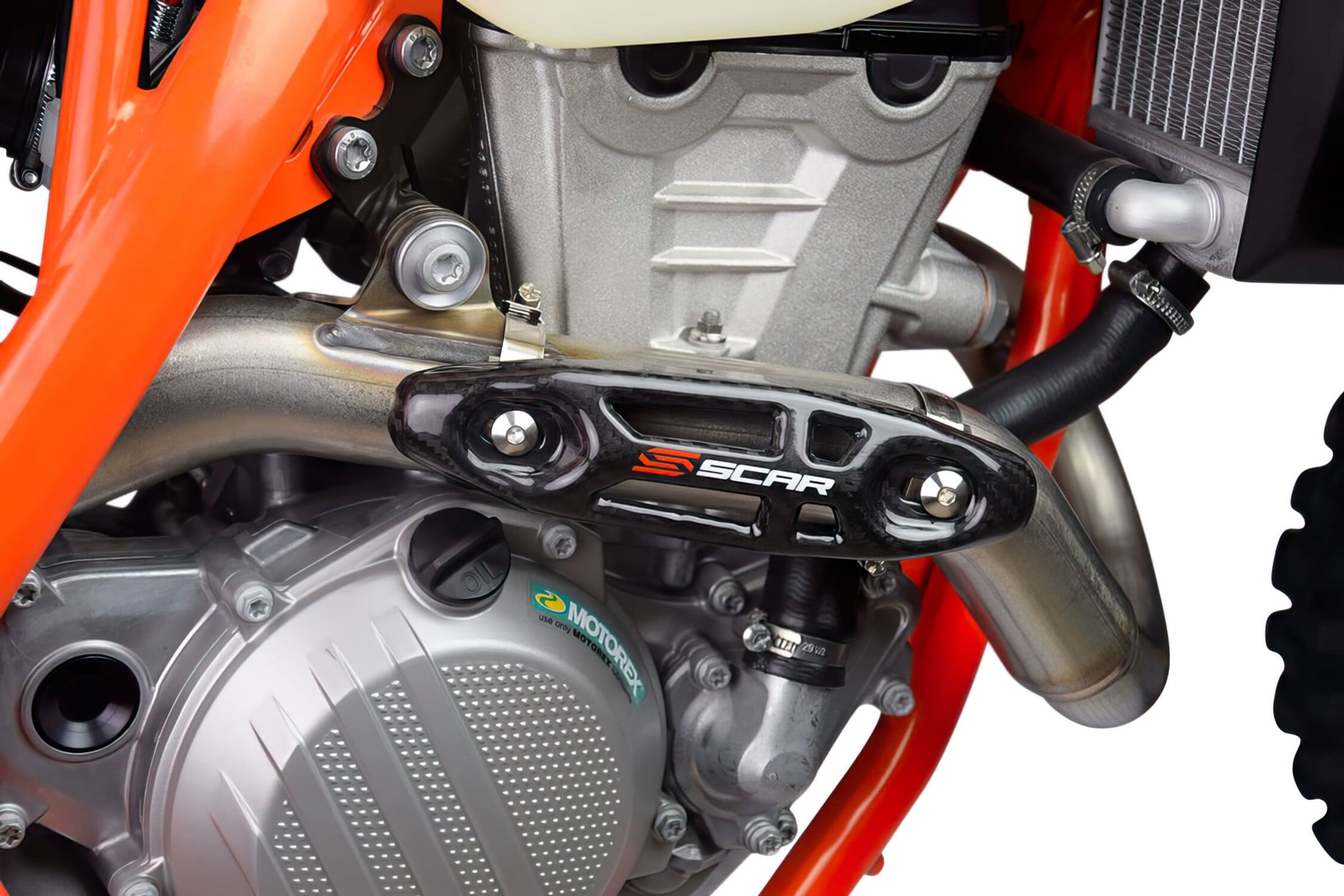 SC-18611255 Protezione marmittauniversale carbone Scar, COD: SC-18611255