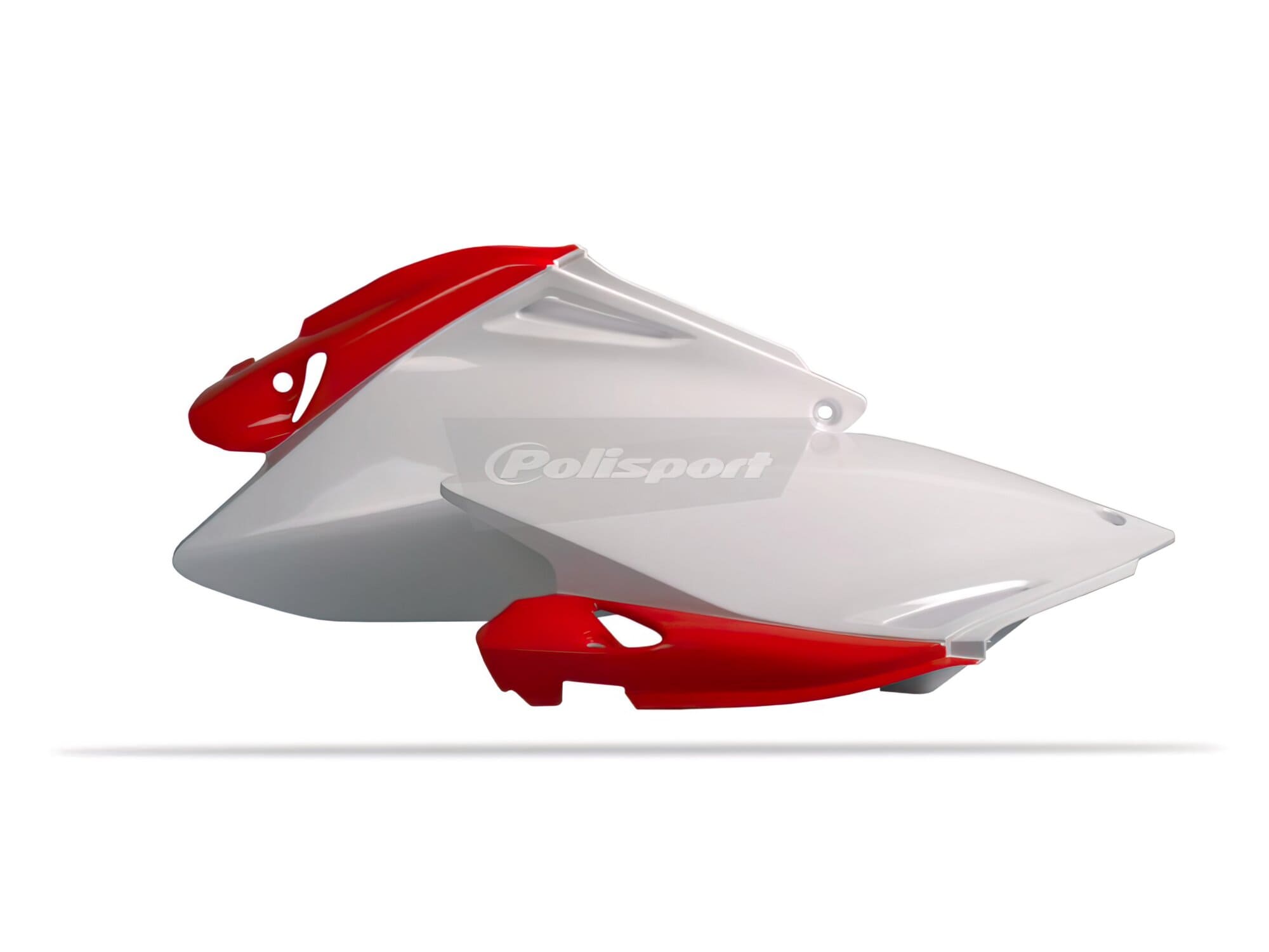 POL-8560500003 Carene laterali Polisport colore originale bianco / rosso Honda CRF 250, COD: POL-8560500003
