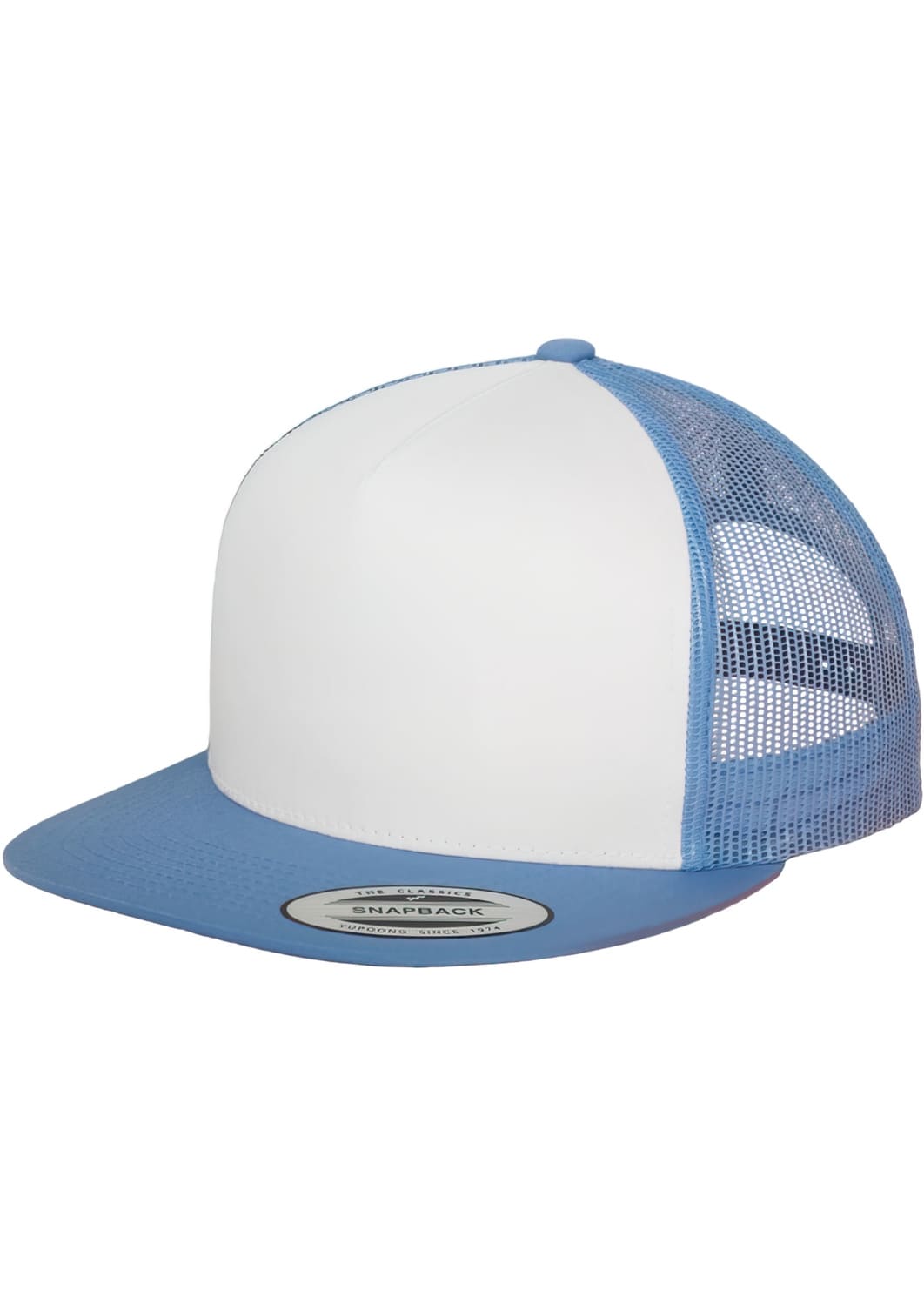 FF-6006W-00497-0050 Cappellino trucker Classic Flexfit blu chiaro/bianco/blu chiaro