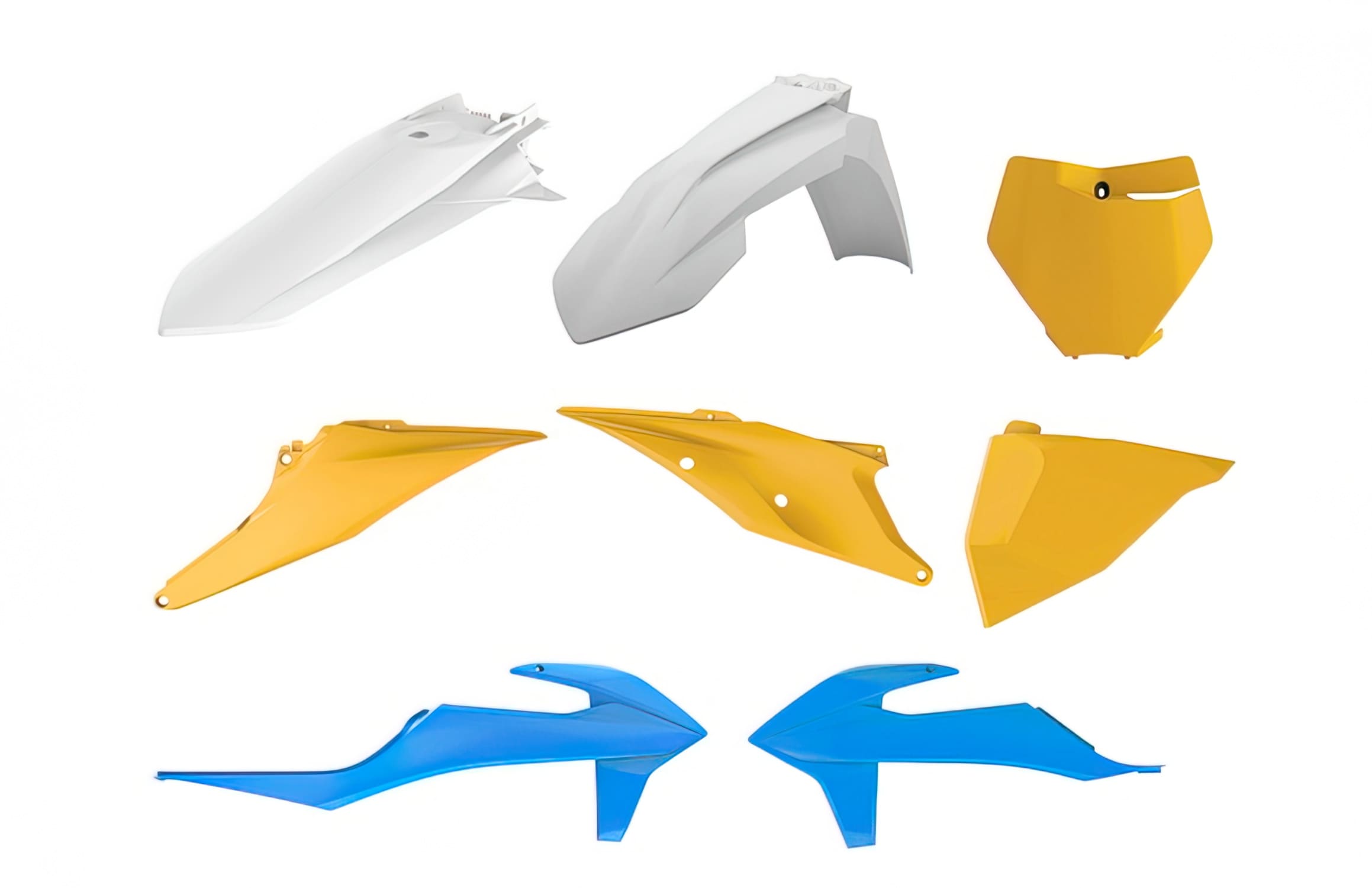 POL-90841 Kit Carena Polisport Vintage Edition blu / giallo KTM SX / SX-F