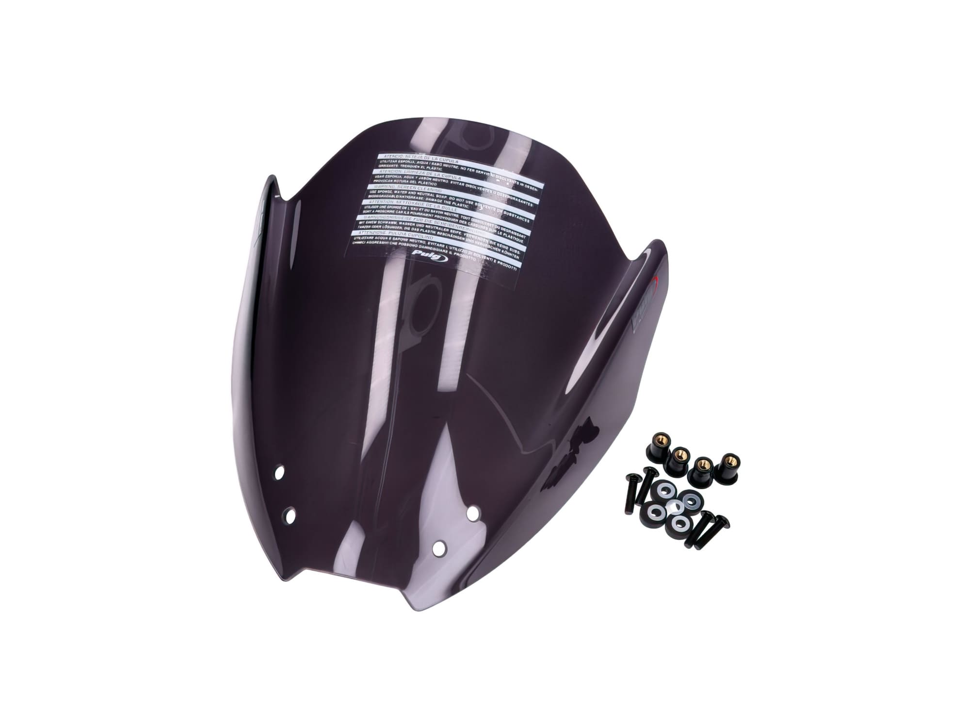 PUI6275F Puig New Generation Windshield Dark Smoke KTM Duke 125 / 200 / 390 2011-16