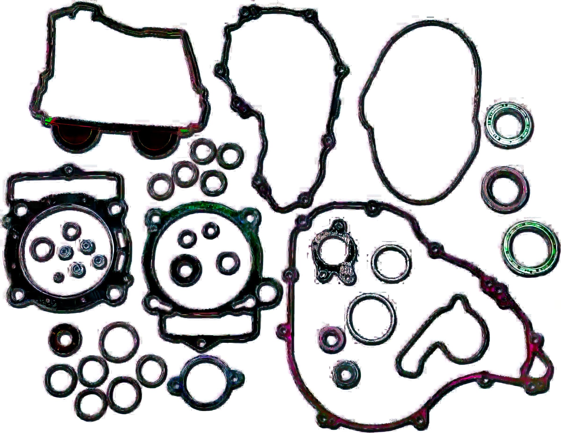 MR09345369 Kit Guarnizioni completo con paraolio Moose Racing FC / SX-F 350, COD: MR09345369
