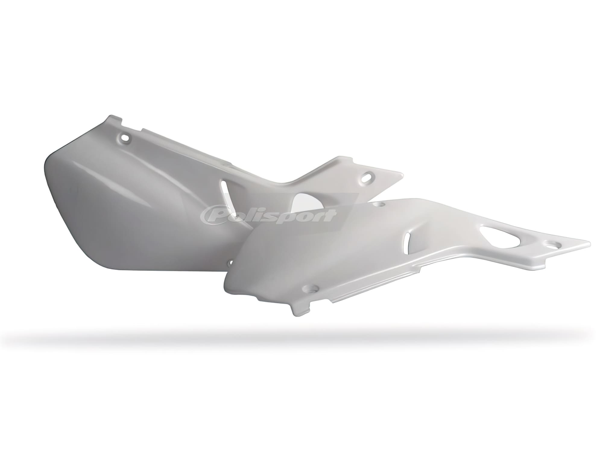 POL-PS217W03 Carene laterali CR 125-250 98-99 bianco, COD: POL-PS217W03