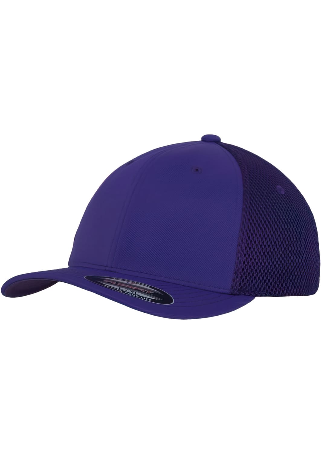 FF-6533-00195-0053 Tactel Mesh Flexfit purple trucker cap S/M