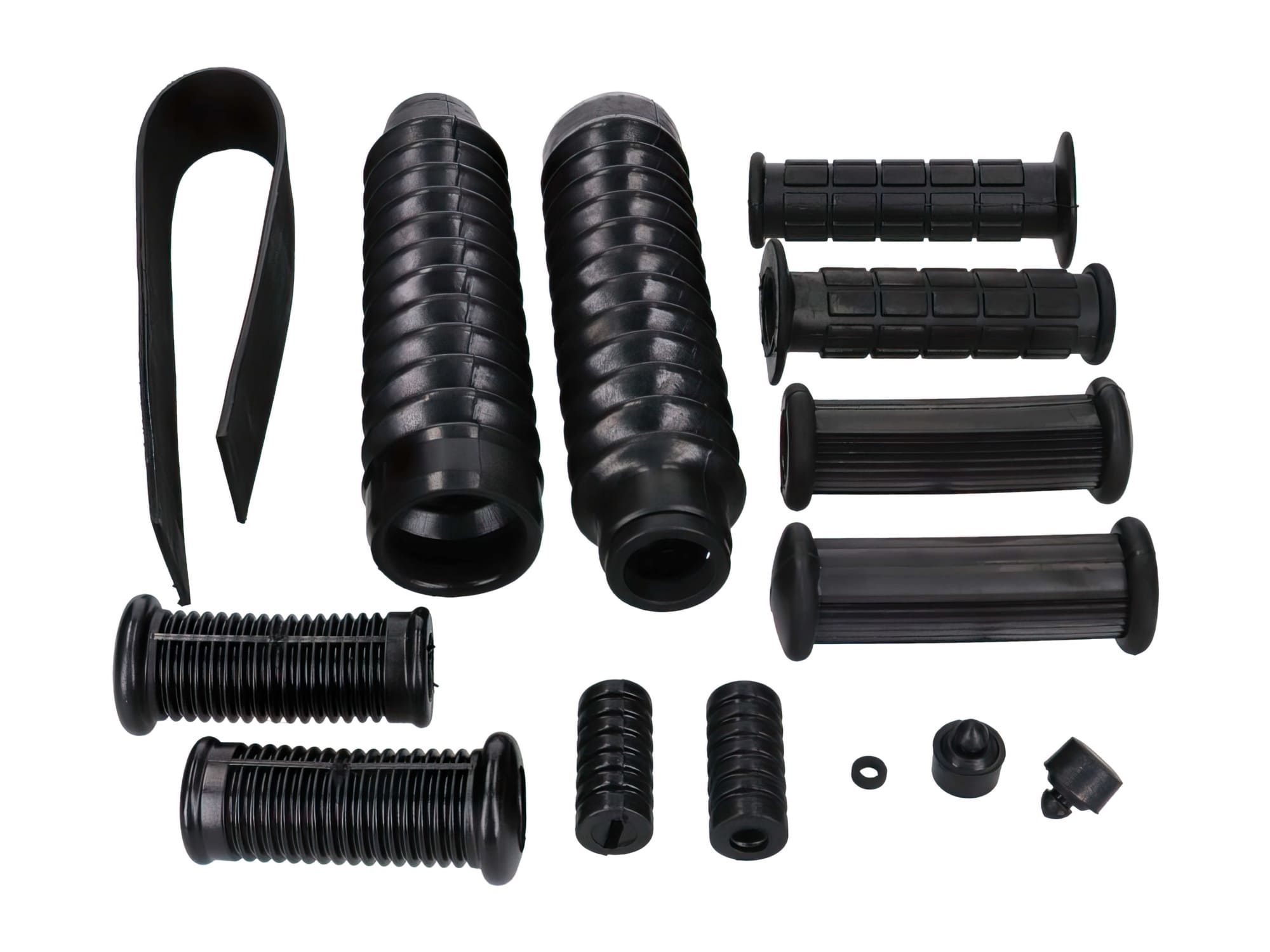 MOF-41888 Kit gomme telaio / cambio / avviamento a pedale / manubrio / forcella 14 pz. Simson S50 / S51 / S53 / S70 / S83