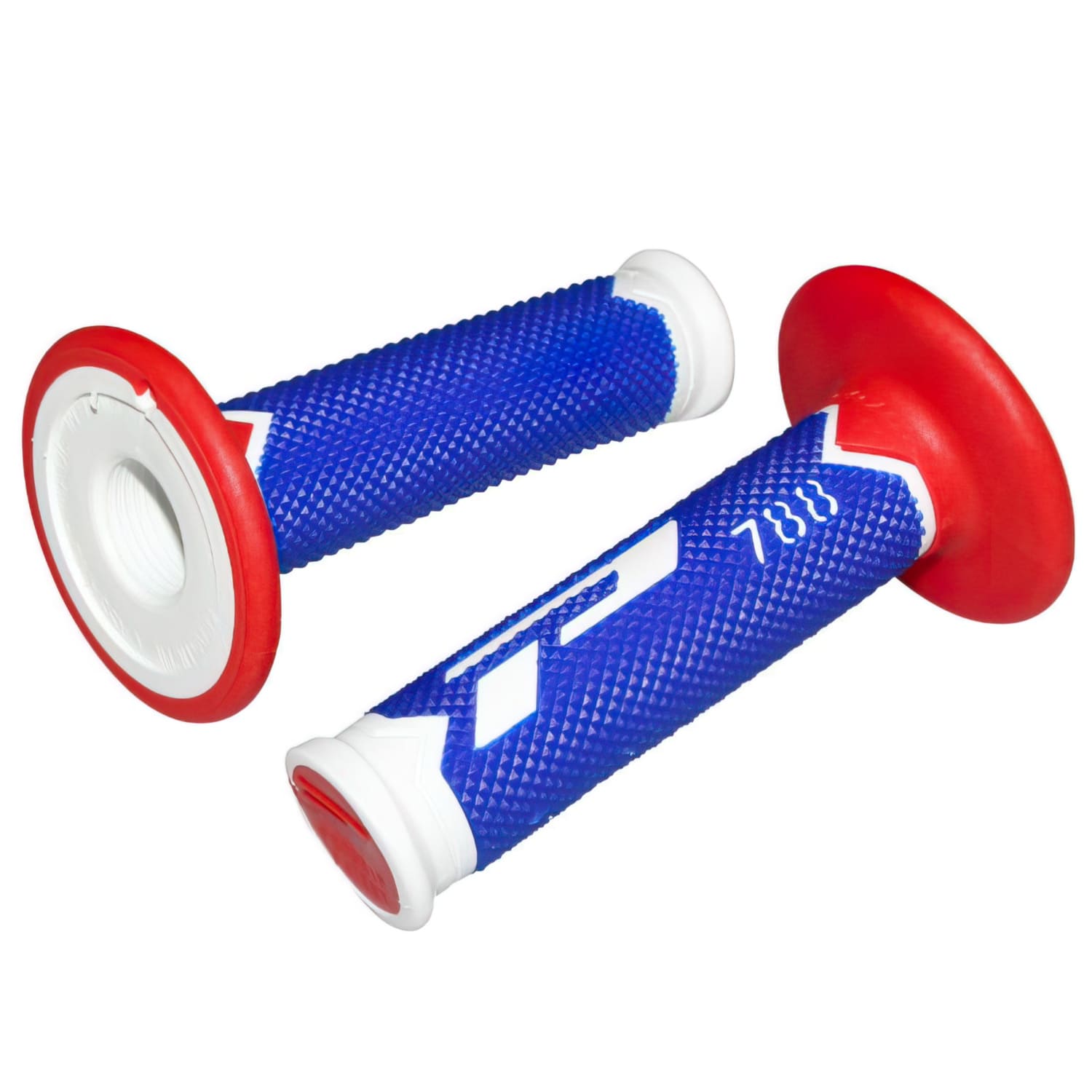 PG788-133628 Manopole ProGrip 788 triple density bianco/blu/rosso, COD: PG788-133628