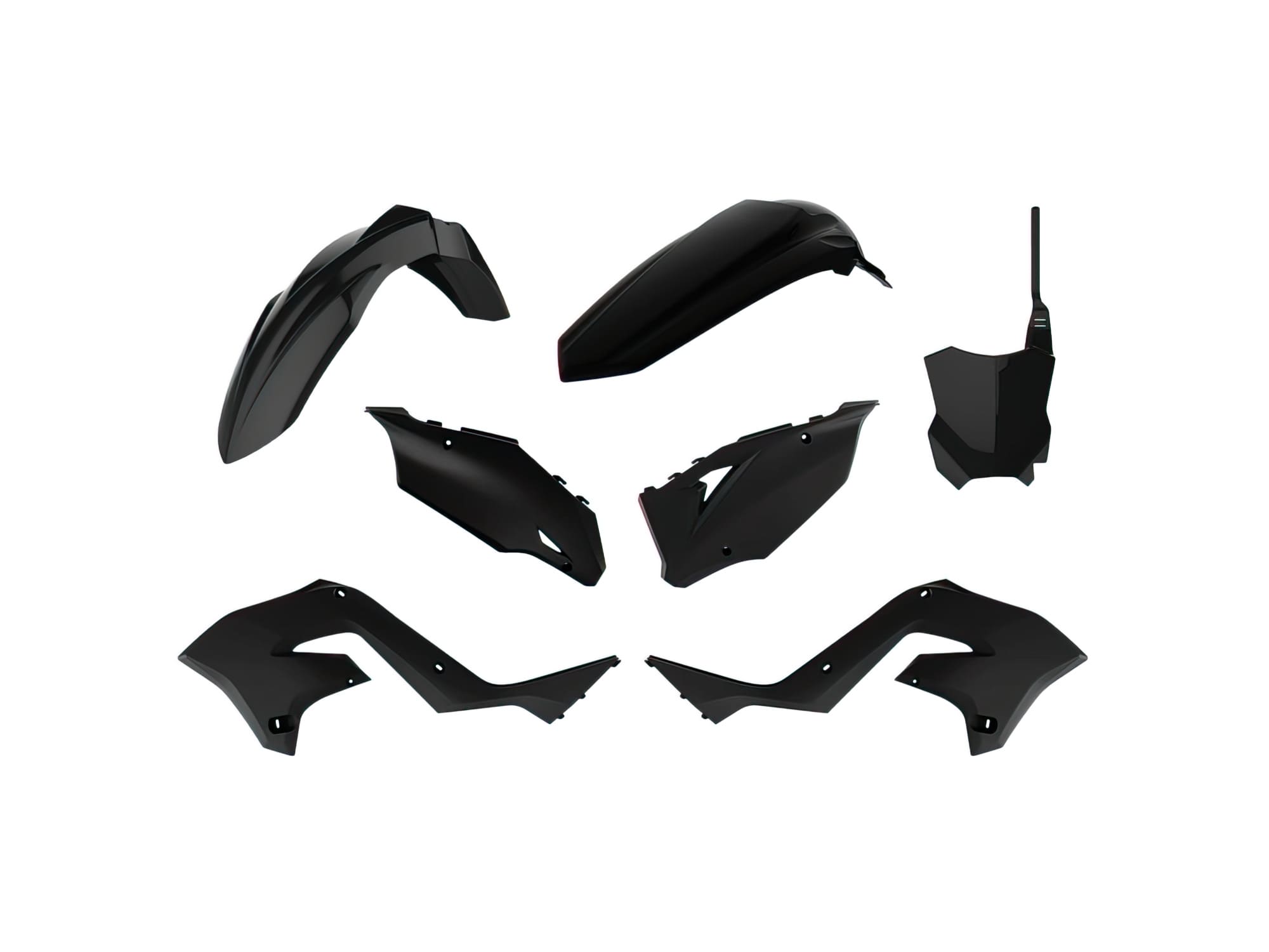 POL-90934 Polisport Restyle Fairing Kit black Kawasaki KX125 / 250