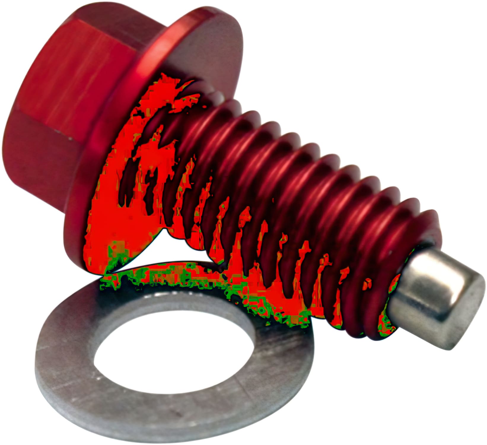 MR09200049 Vite Spurgo Olio magnetico Moose Racing rosso Kawasaki, COD: MR09200049
