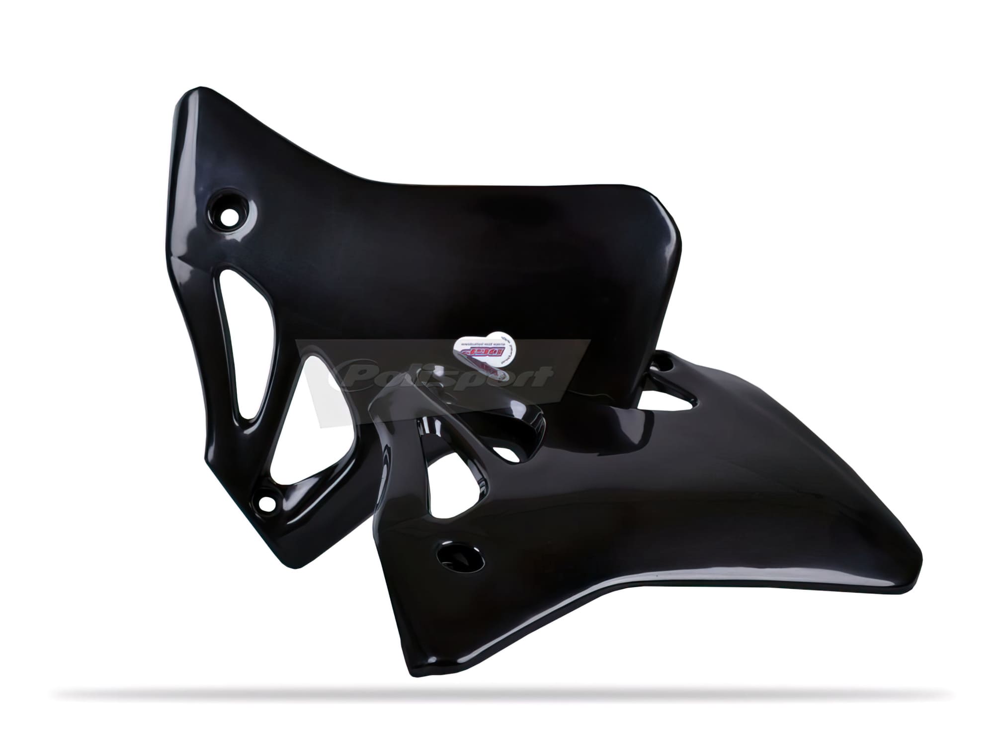 POL-PS215BC03 Carene laterale anteriore Polisport CR 125 250 95-96 nero, COD: POL-PS215BC03