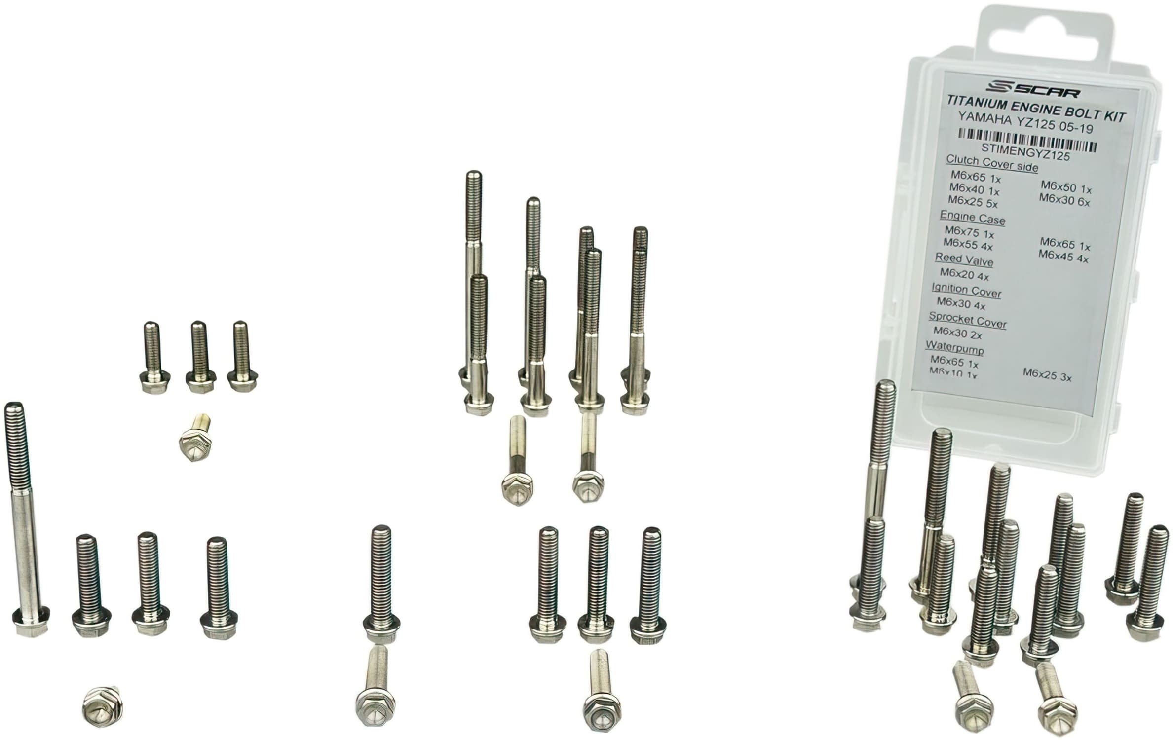 SC-24040854 Viti titanio Scar M6X11 (x6), COD: SC-24040854