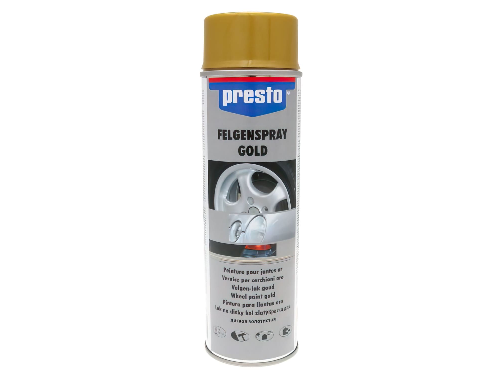 PTO33626 Vernice spray per ruote Presto oro 500ml, COD: PTO33626