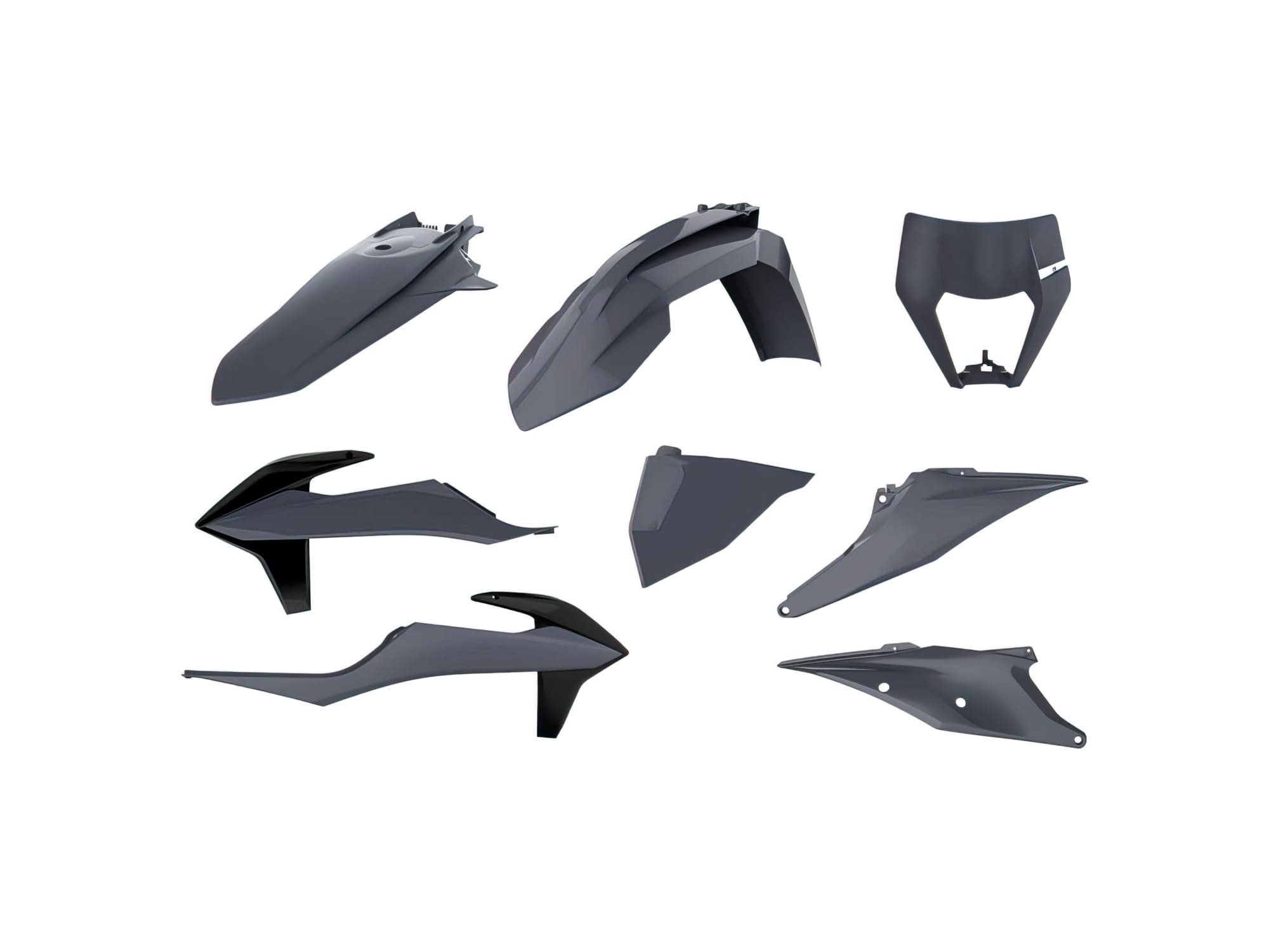 POL-90917 Kit Carena Polisport grigio Nardo KTM XC-W / EXC