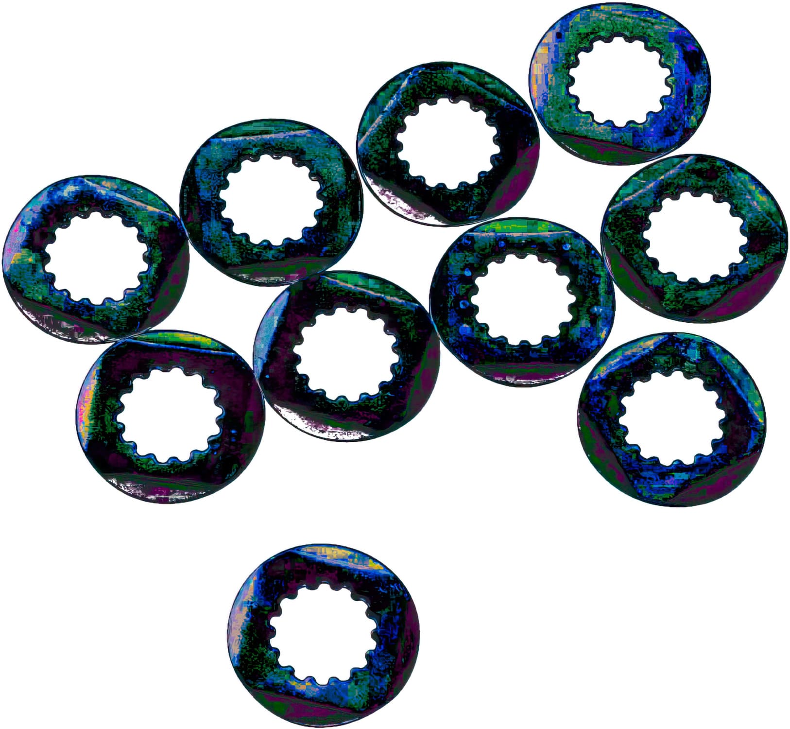 MR09350487 Rondelle dentellate interne pignone (x10) Moose Racing Yamaha YZ 85 / 125, COD: MR09350487