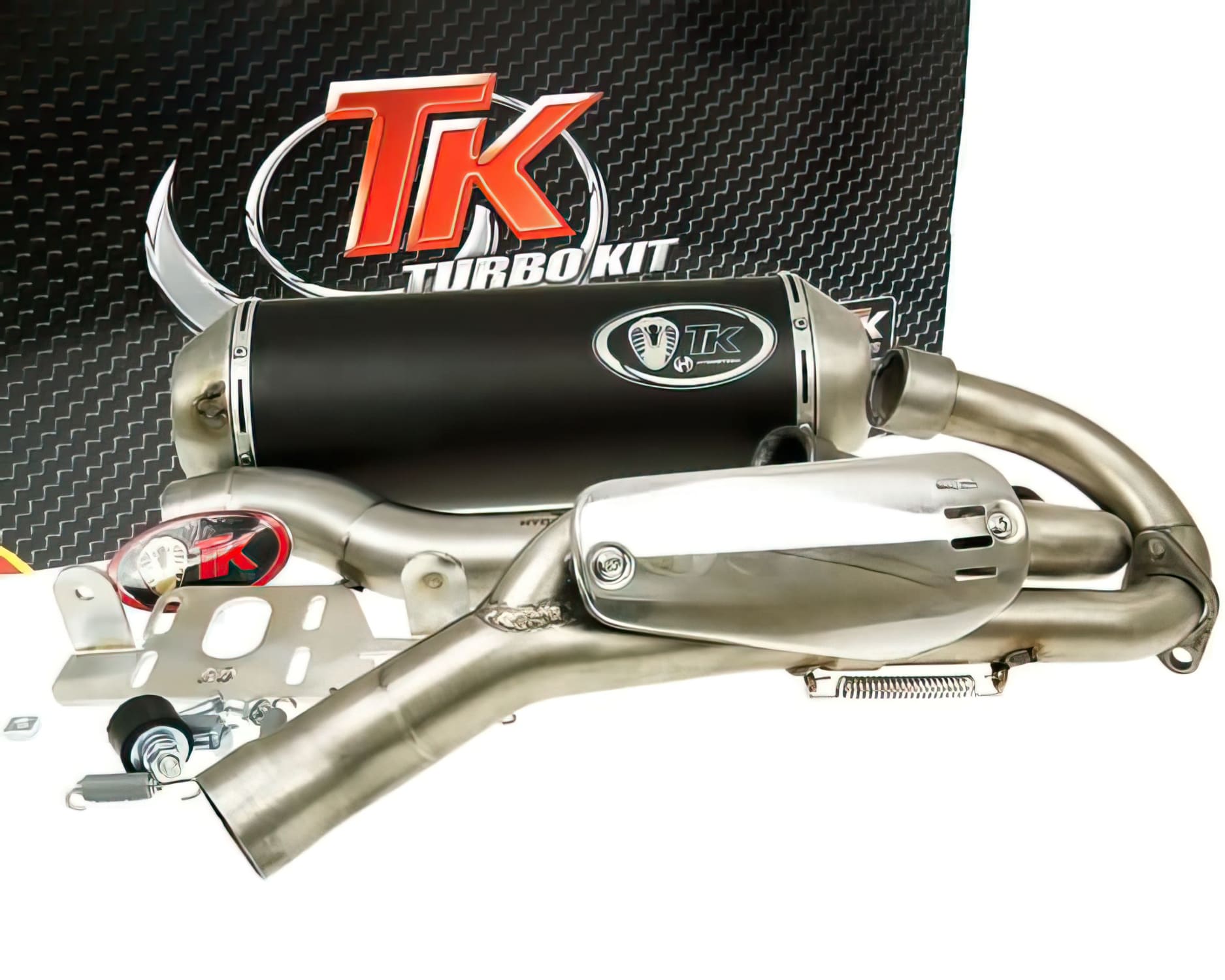 TK-Q4T20-N Marmitta Turbo Kit Quad / ATV Yamaha YFM 700 Raptor 07-09, COD: TK-Q4T20-N