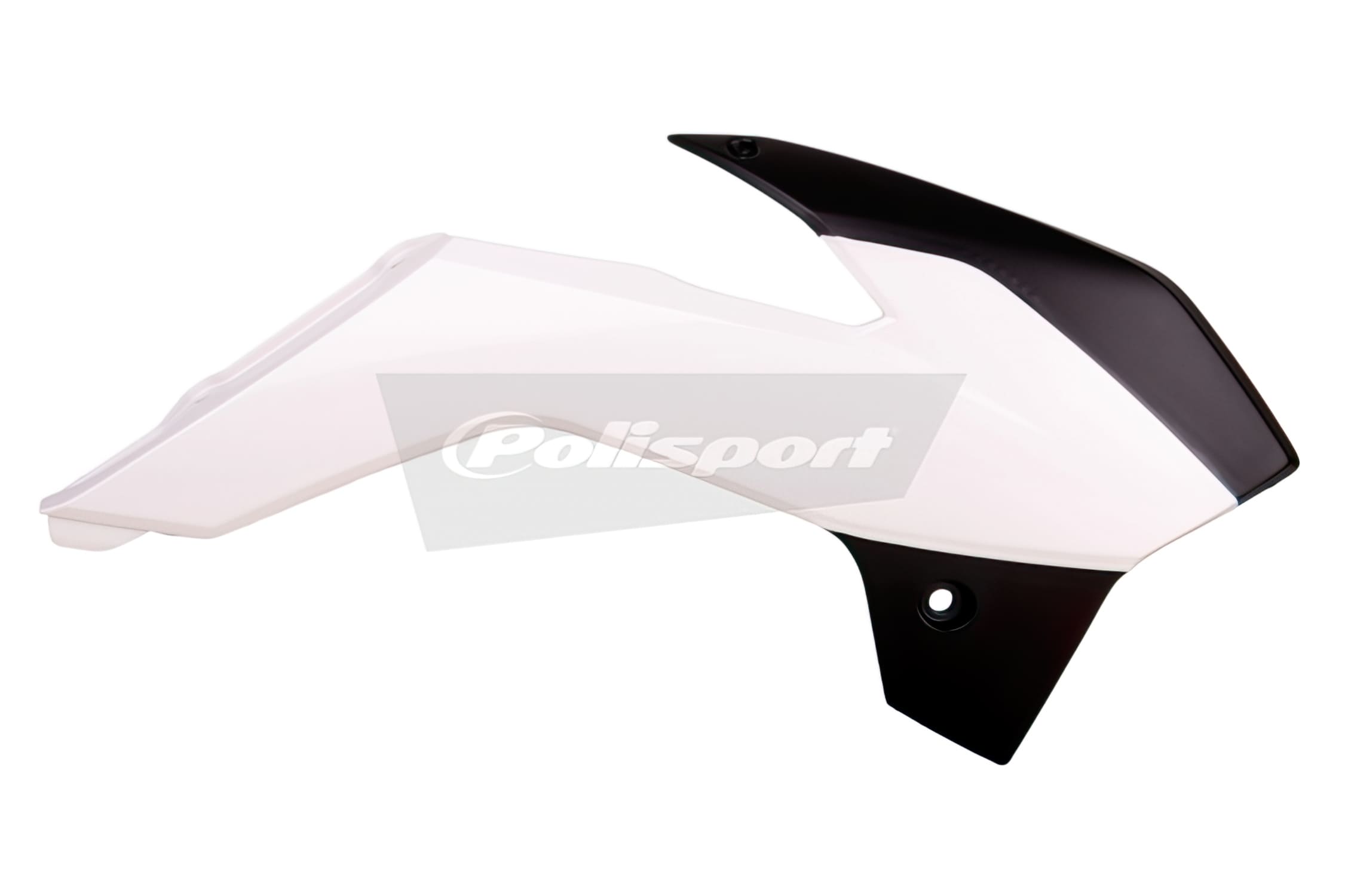 POL-PS315BW07 Carene laterale anteriore Polisport Polisport nero / bianco KTM SX85, COD: POL-PS315BW07