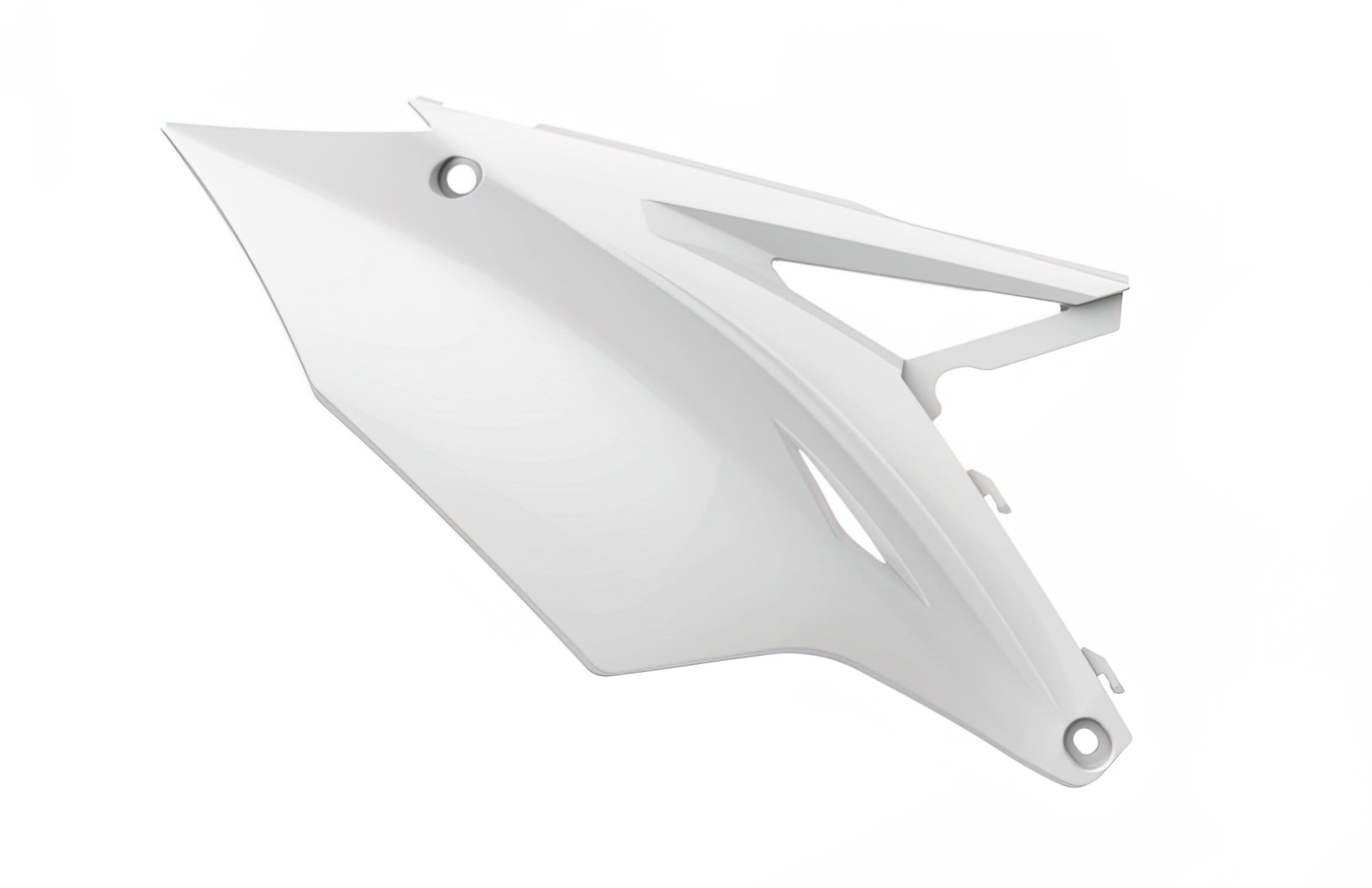 POL-8600600003 Carene laterali Polisport bianco Kawasaki KXF 450, COD: POL-8600600003