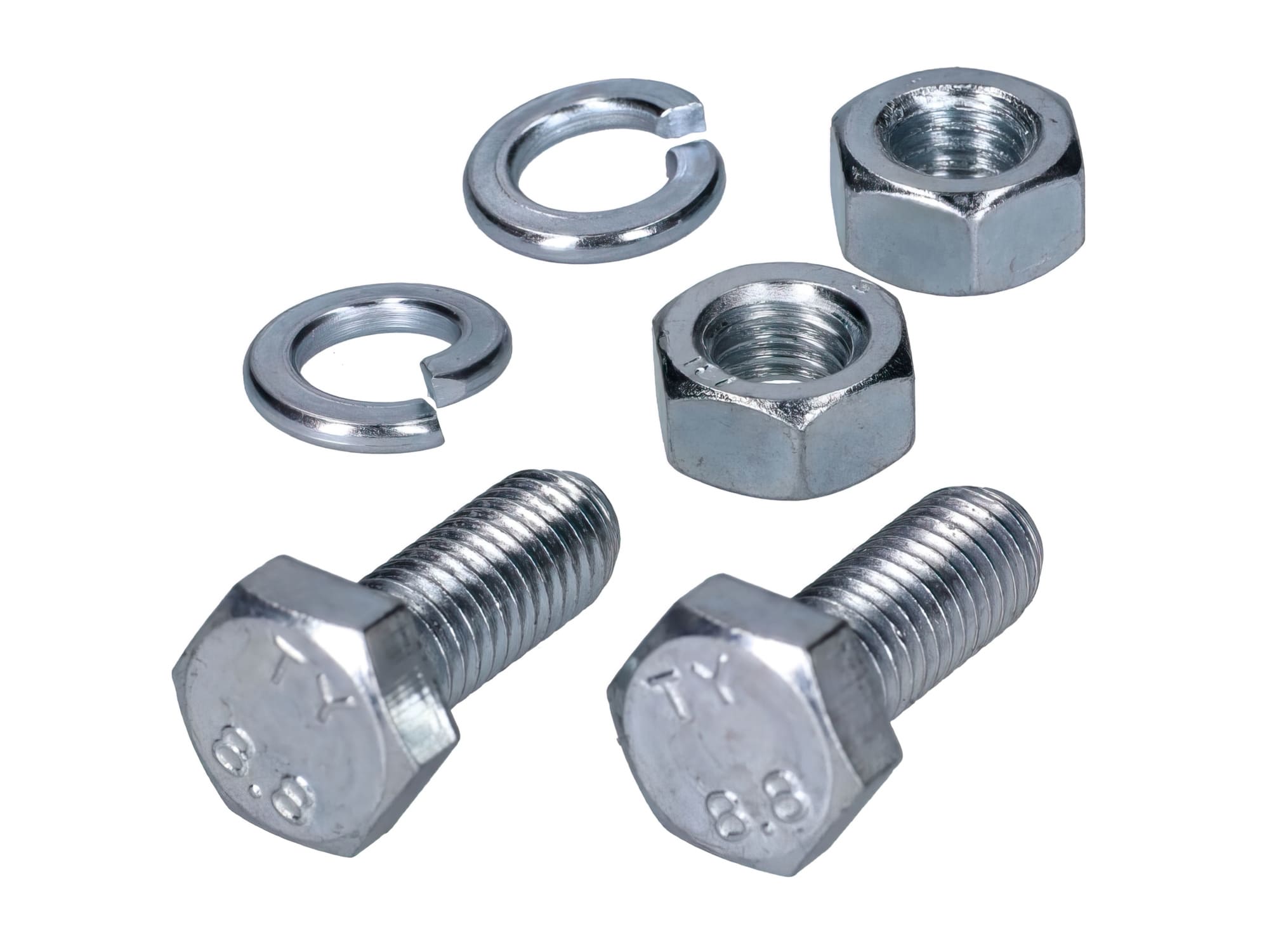 MOF-41866 Kit bulloneria pedane passeggero Simson S50 / S51 / S53 / S70 / S83 / SR50 / SR80 / KR51/2 / M531 / M541 / M741, COD: MOF-41866