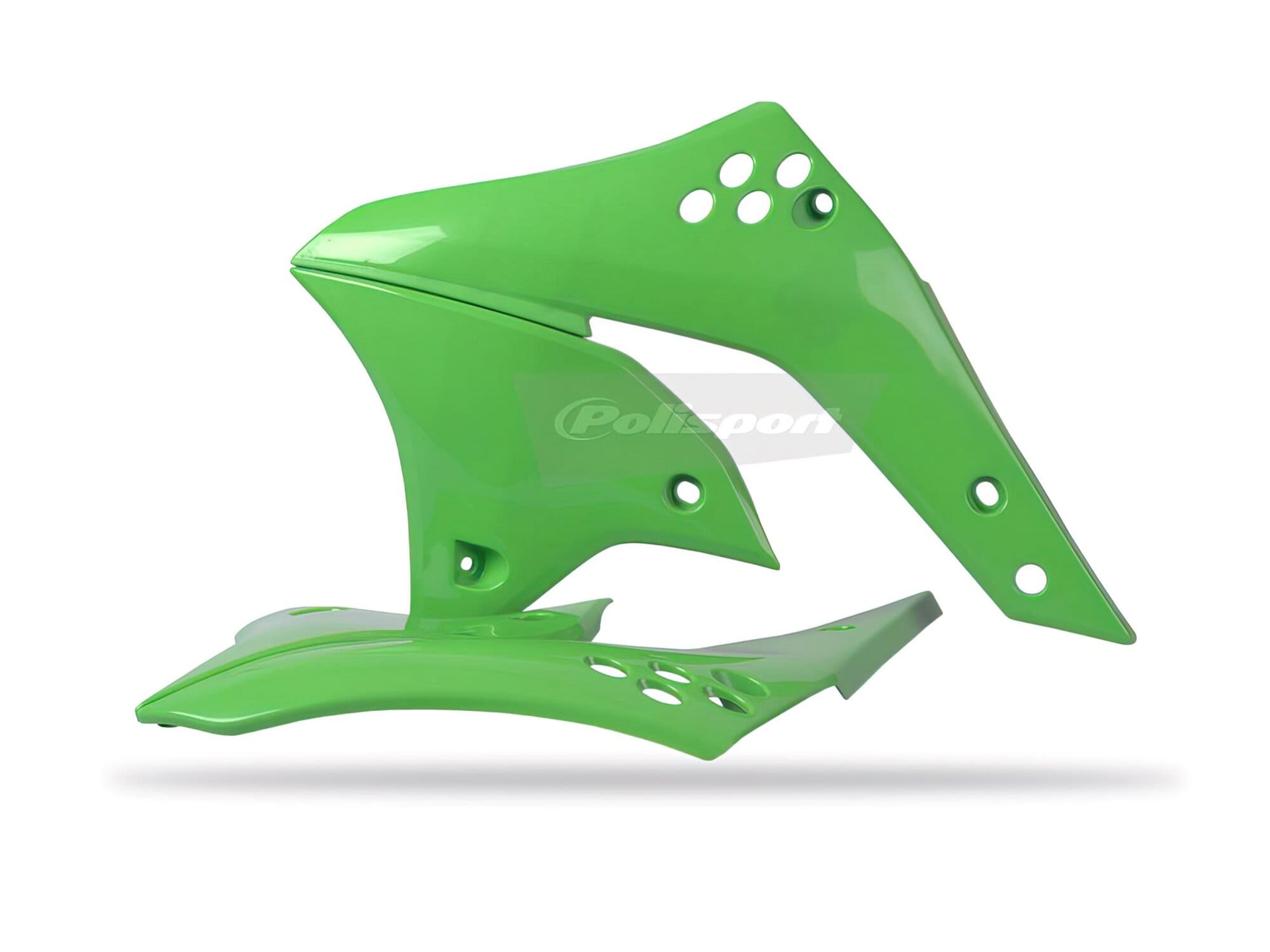 POL-8573100003 Carene laterale anteriore Polisport verde Kawasaki KXF 250, COD: POL-8573100003