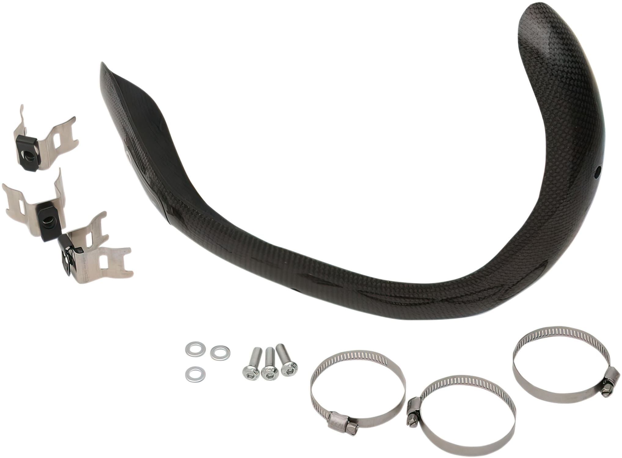 MR18611240 Protezione Scarico carbone Moose Racing 350 FC / FE 350, COD: MR18611240