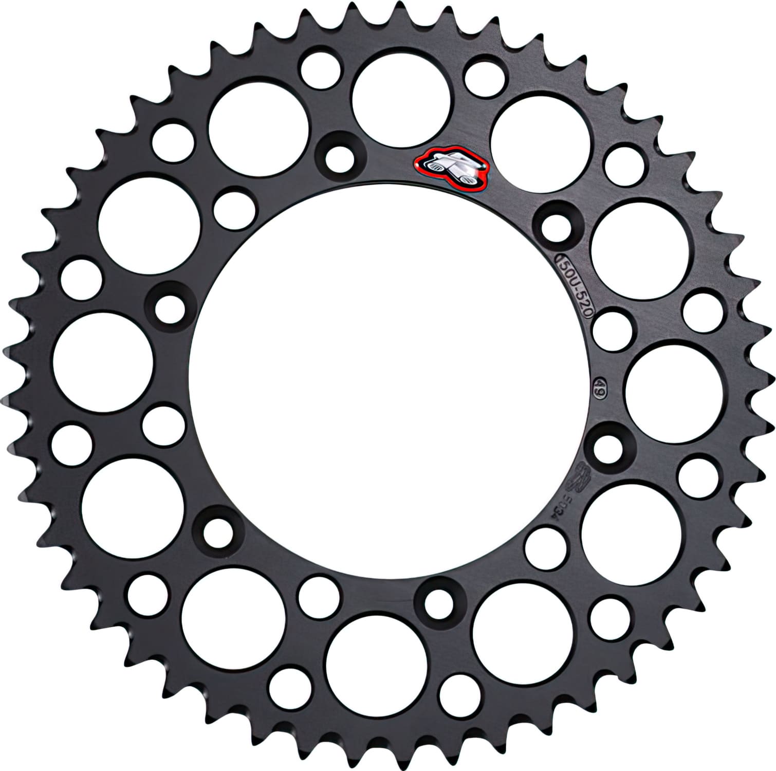 REN-12110026 Corona Renthal 520 Z.49 Ultra Light autopulente nero YZ / YZF, COD: REN-12110026