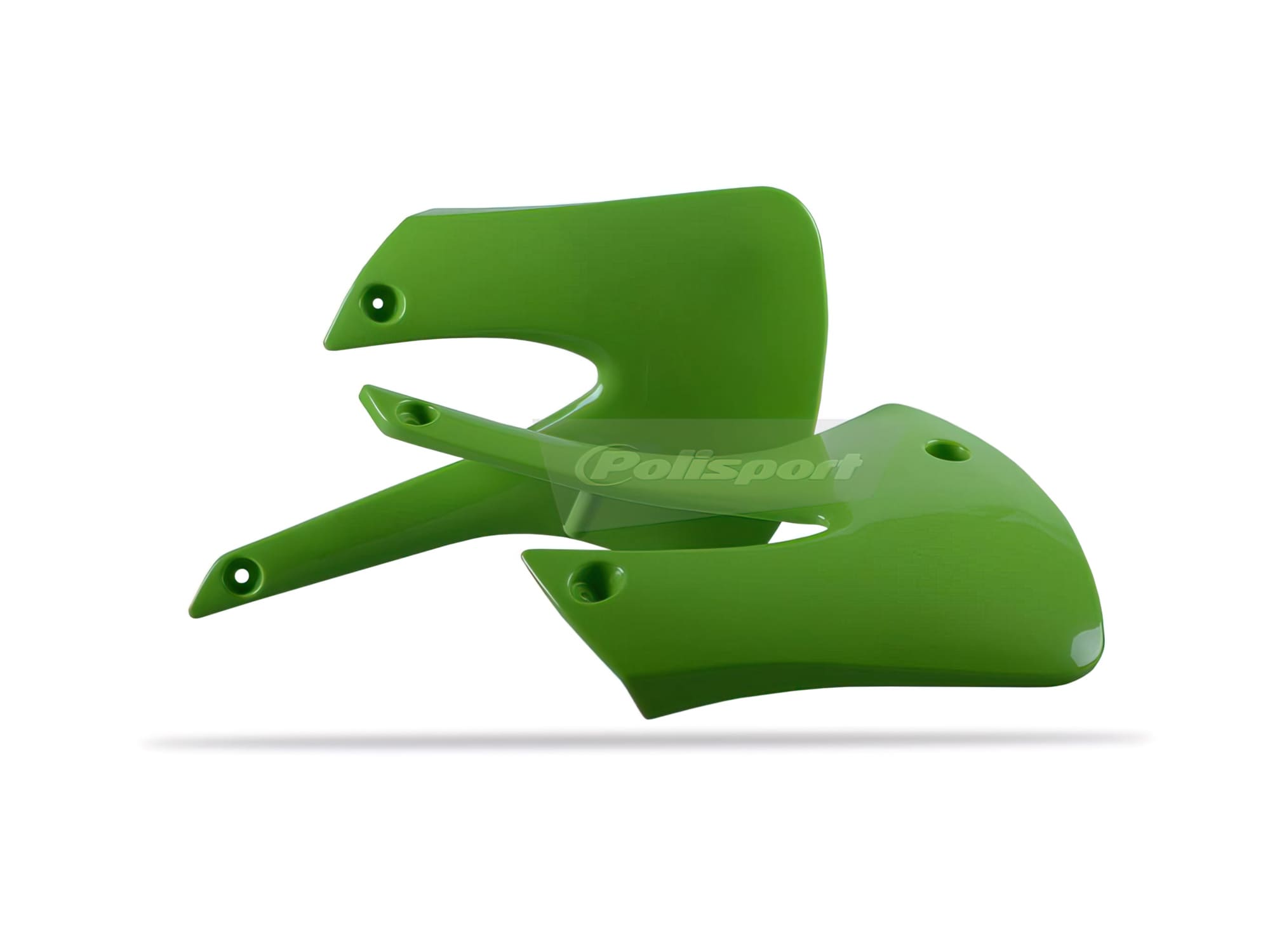 POL-8572900002 Carene laterale anteriore Polisport verde Kawasaki KX 85, COD: POL-8572900002