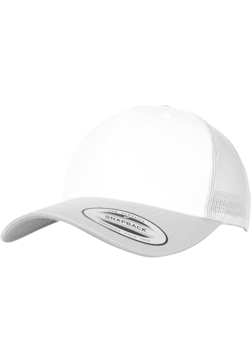 FF-6606CF-01129-0050 Cappellino trucker Retro Front Bianco Flexfit argento/bianco/argento