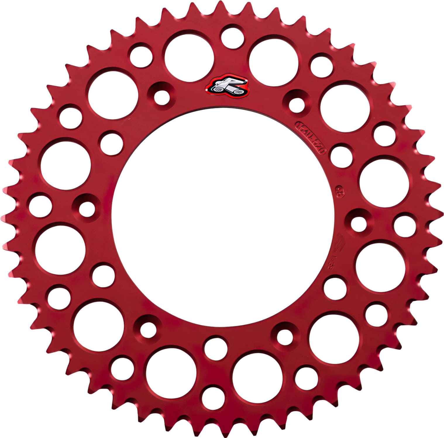 REN-12110159 Corona Renthal 520 Z.48 Ultra Light autopulente rosso CR / CRF, COD: REN-12110159