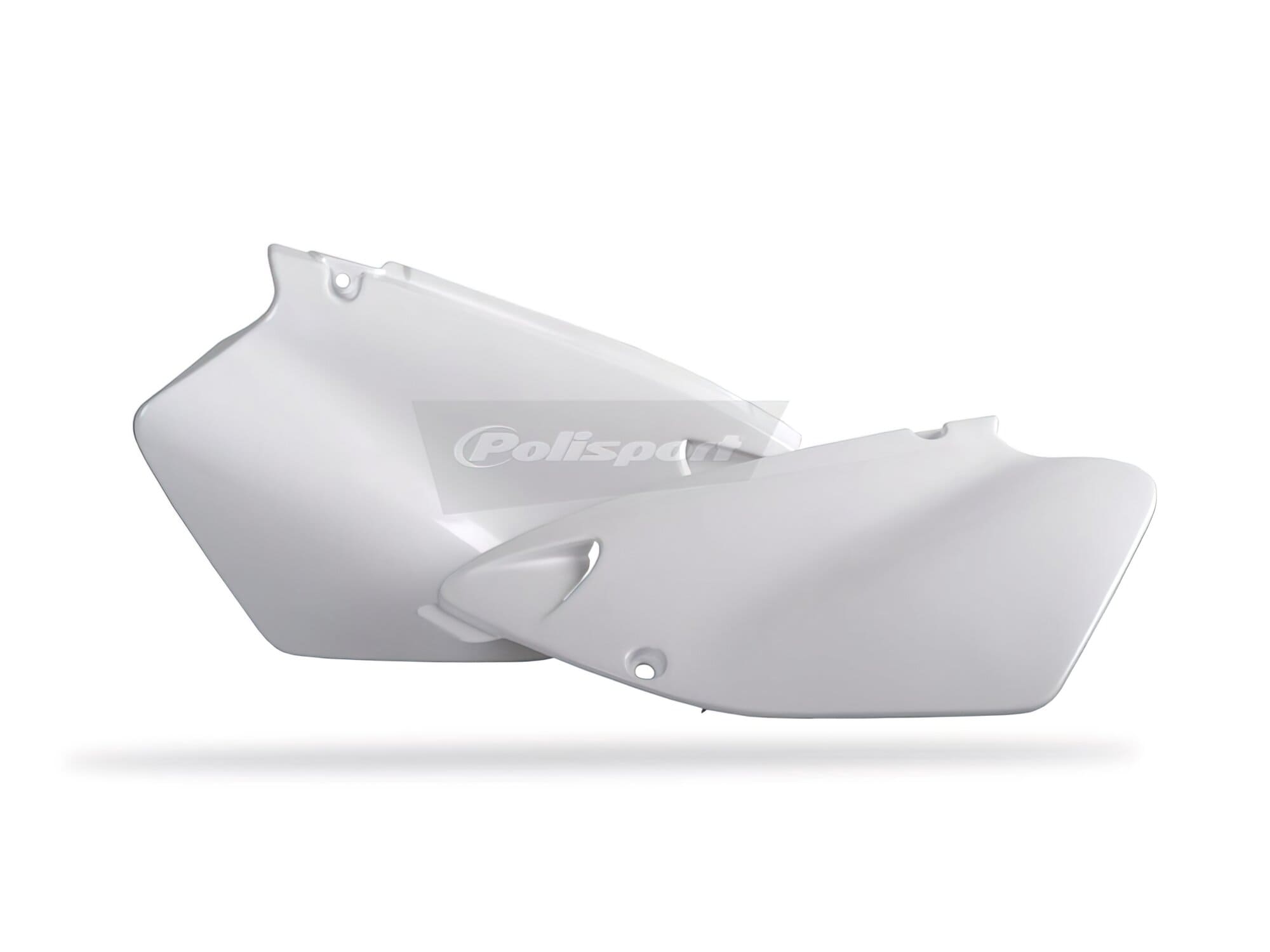 POL-PS117W05 Carene laterali Polisport YZ 125 YZ 250 96-01 bianco, COD: POL-PS117W05